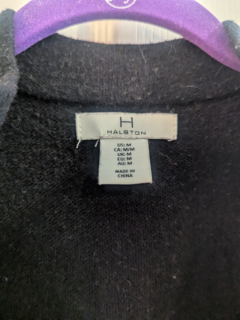 Halston Long Knit Cardigan Sweater - Picture 4 of 7